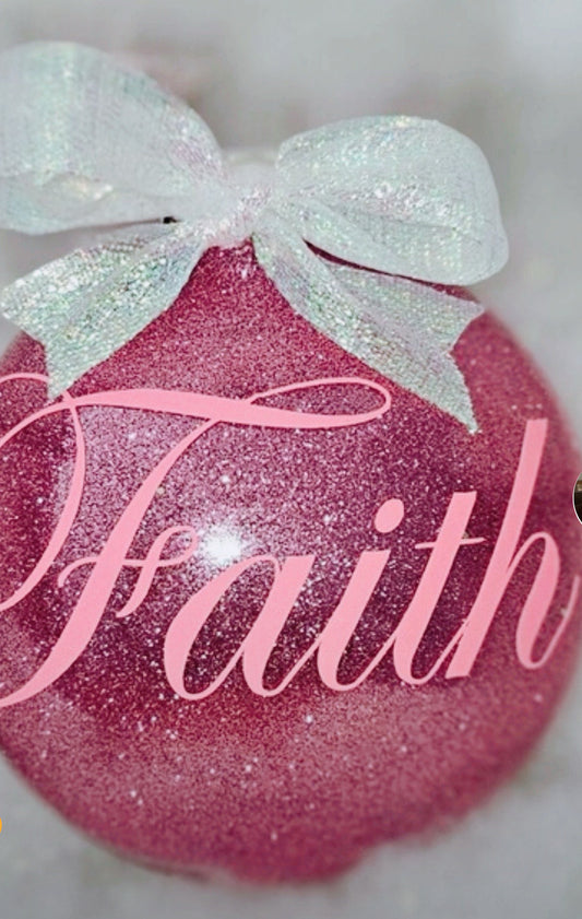 Faith ornament